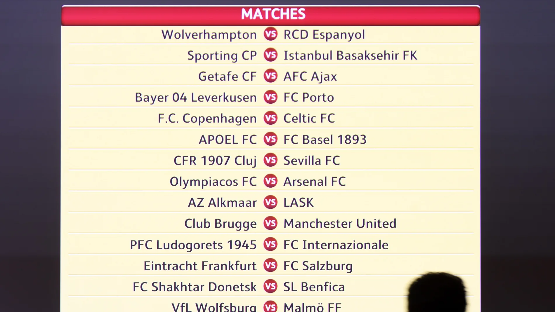 Sorteo Europa League: Así quedan los emparejamientos de la Europa League Sorteo Europa League: Así quedan los emparejamientos de la Europa League