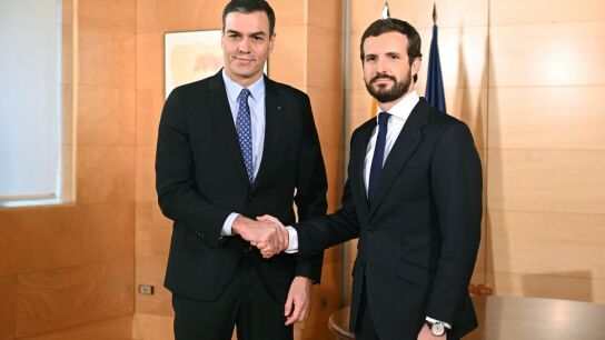Pedro S&aacute;nchez y Pablo Casado