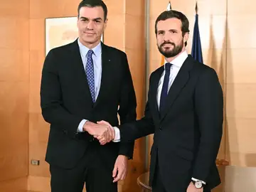 Pedro Sánchez y Pablo Casado Pedro Sánchez y Pablo Casado