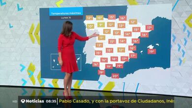 La semana comienza con cuarenta provincias bajo aviso por lluvias y viento
