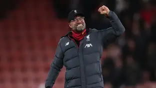 Jürgen Klopp durante el último partido del Liverpool frente al Bournemouth Jürgen Klopp durante el último partido del Liverpool frente al Bournemouth