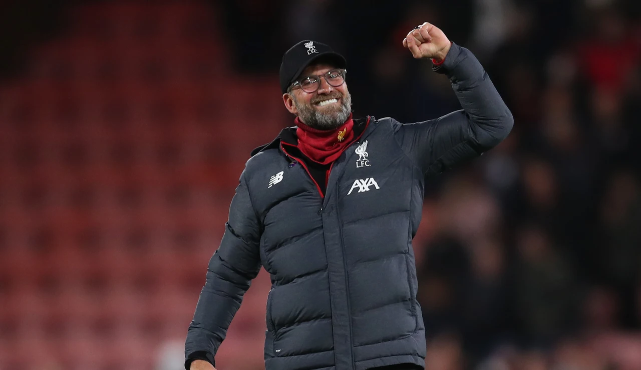 Jürgen Klopp durante el último partido del Liverpool frente al Bournemouth