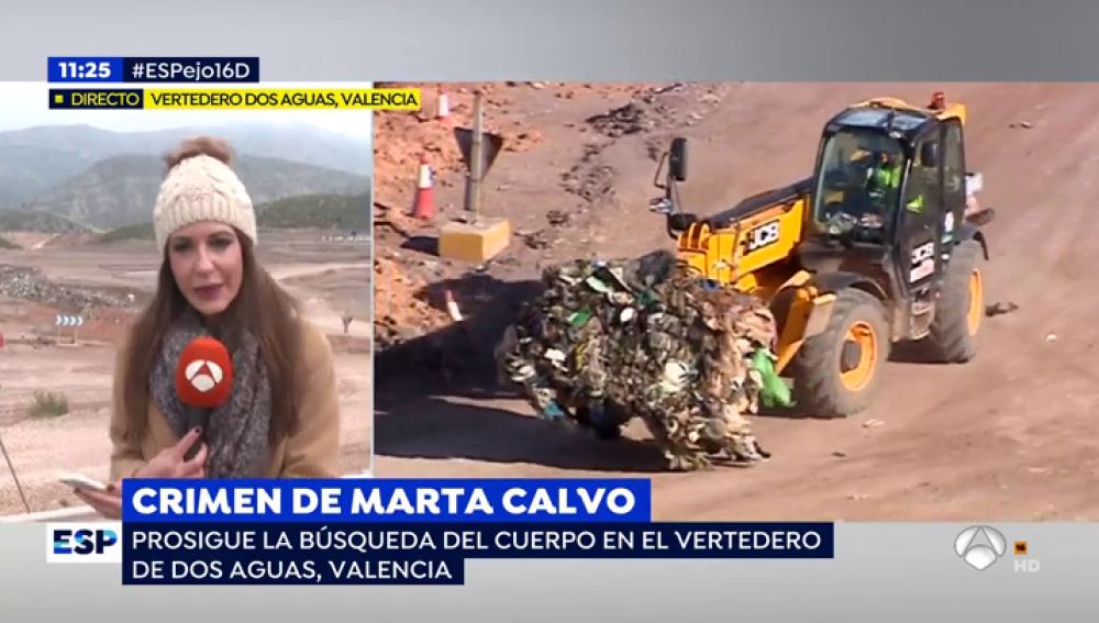 Continuan las labores de búsqueda del cuerpo de Marta Calvo