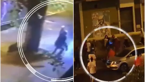el momento exacto en el que asesinan a tiros a un joven en Uruguay el momento exacto en el que asesinan a tiros a un joven en Uruguay