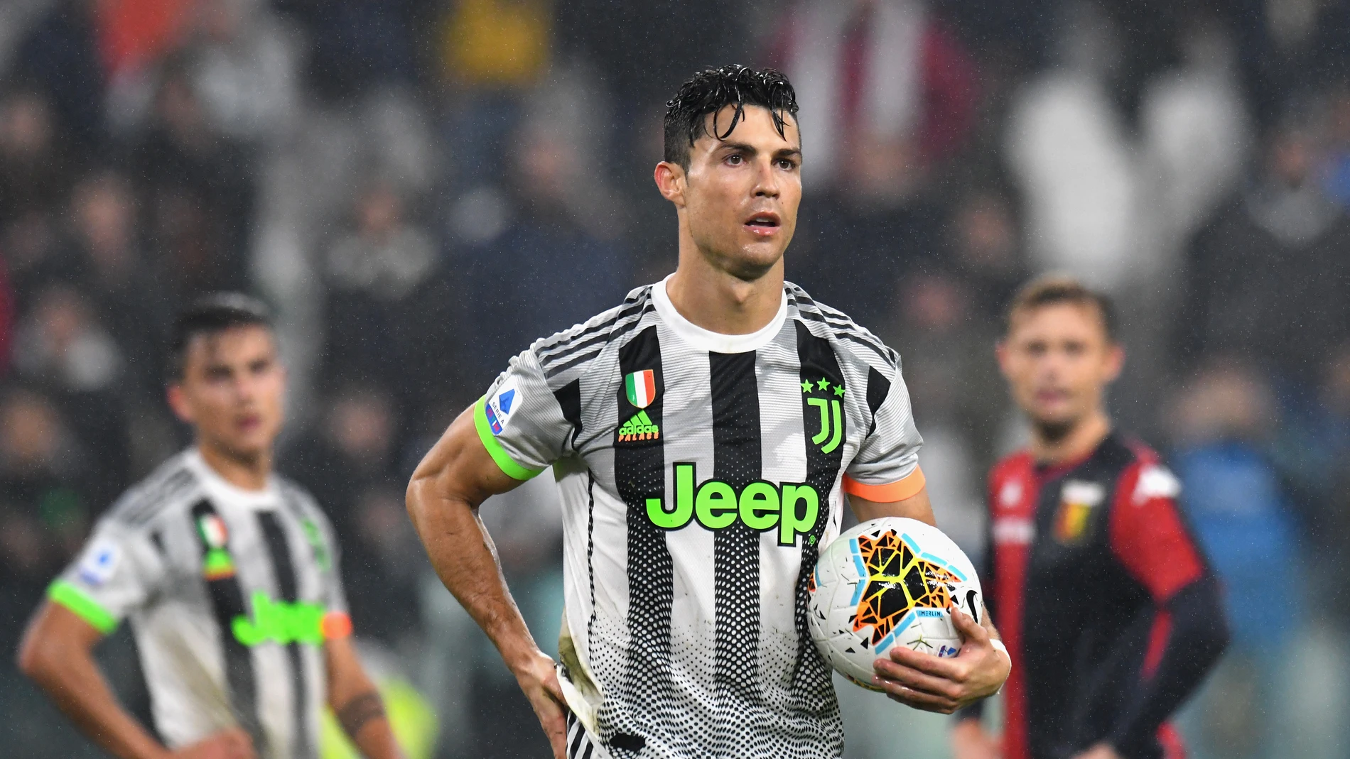 Cristiano Ronaldo durante un partido en la Juventus esta temporada Cristiano Ronaldo durante un partido en la Juventus esta temporada