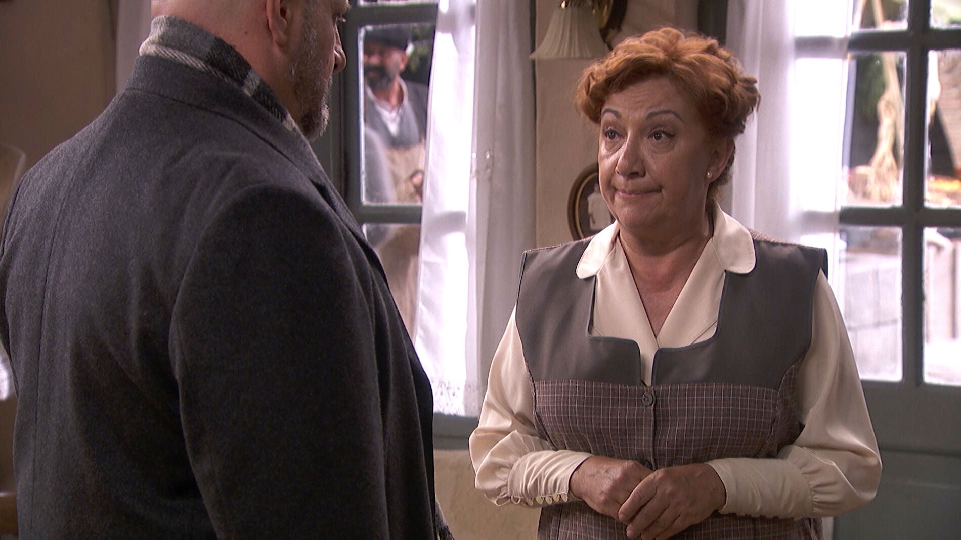 El serio enfado de Dolores con Tiburcio 