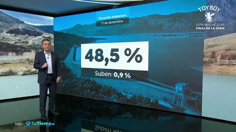 Las reservas de los embalses suben y se sitúan al 50% de su capacidad total pese a seguir en déficit Las reservas de los embalses suben y se sitúan al 50% de su capacidad total pese a seguir en déficit