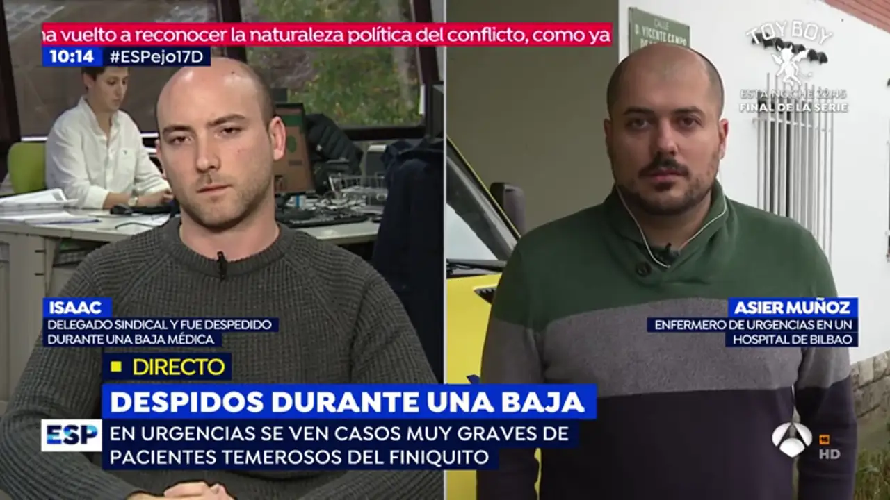 Le despidieron estando de baja: "Desde enero han despedido a 25 personas en mi empresa por este motivo"