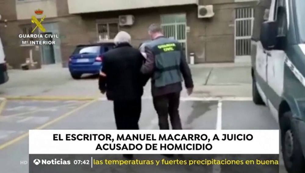 El escritor Manuel Macarro, a juicio acusado de Homicidio