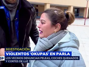 Okupas violentos en Parla. Okupas violentos en Parla.