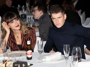 Aitana y Miguel Bernardeau durante los premios MIM Aitana y Miguel Bernardeau durante los premios MIM