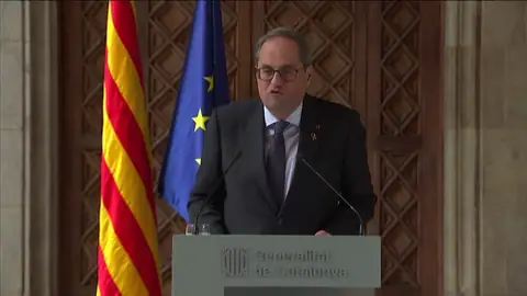 Quim Torra desafiará la sentencia de inhabilitación con una votación en el Parlament Quim Torra desafiará la sentencia de inhabilitación con una votación en el Parlament