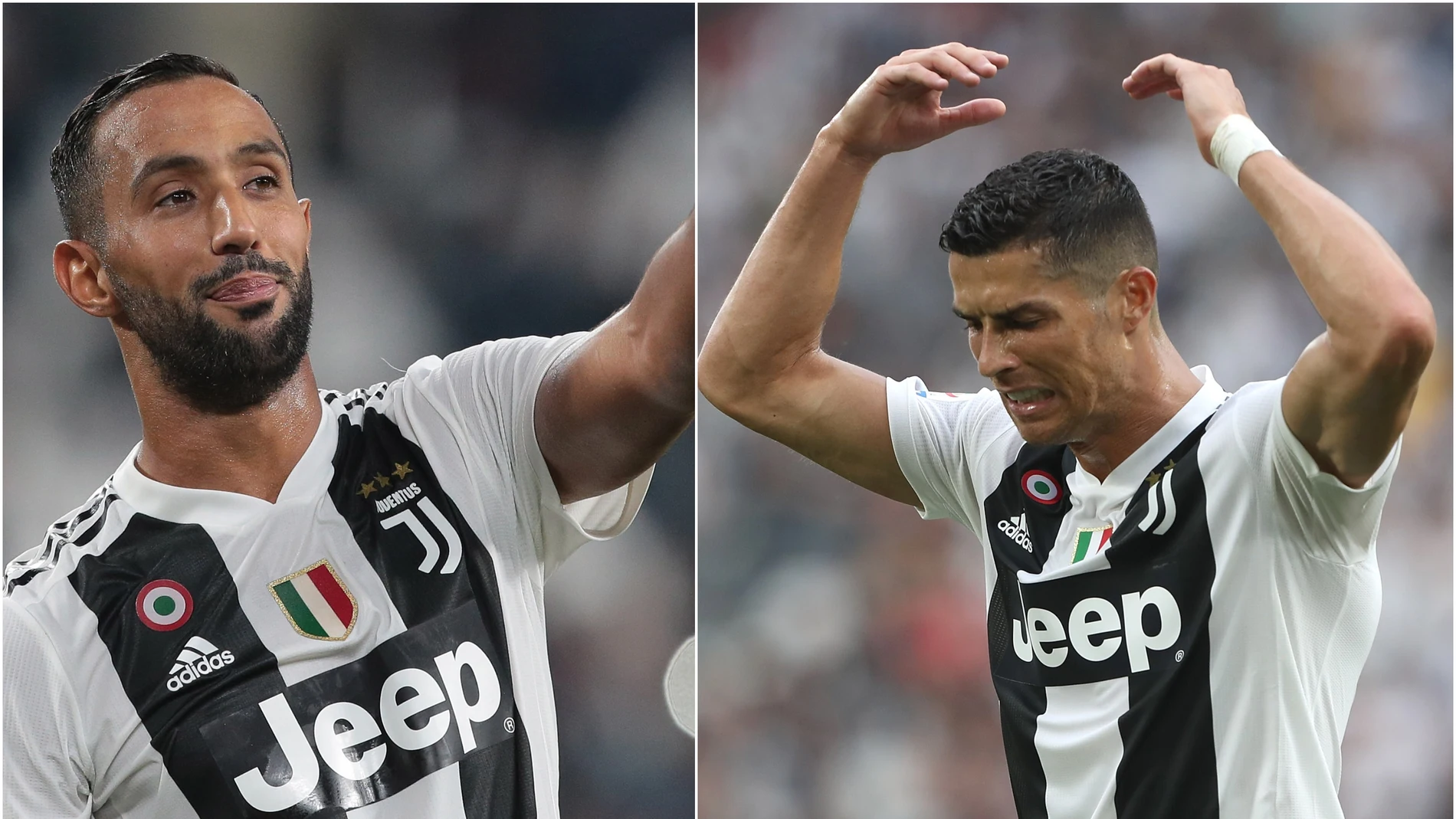 Benatia y Cristiano Ronaldo con la Juventus Benatia y Cristiano Ronaldo con la Juventus
