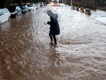 Huelva, desbordada ante el paso de la borrasca Elsa. Huelva, desbordada ante el paso de la borrasca Elsa.