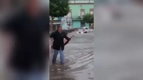La borrasca 'Elsa' causa destrozos en el municipio de Nerva en Huelva La borrasca 'Elsa' causa destrozos en el municipio de Nerva en Huelva