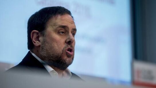 El presidente de ERC, Oriol Junqueras