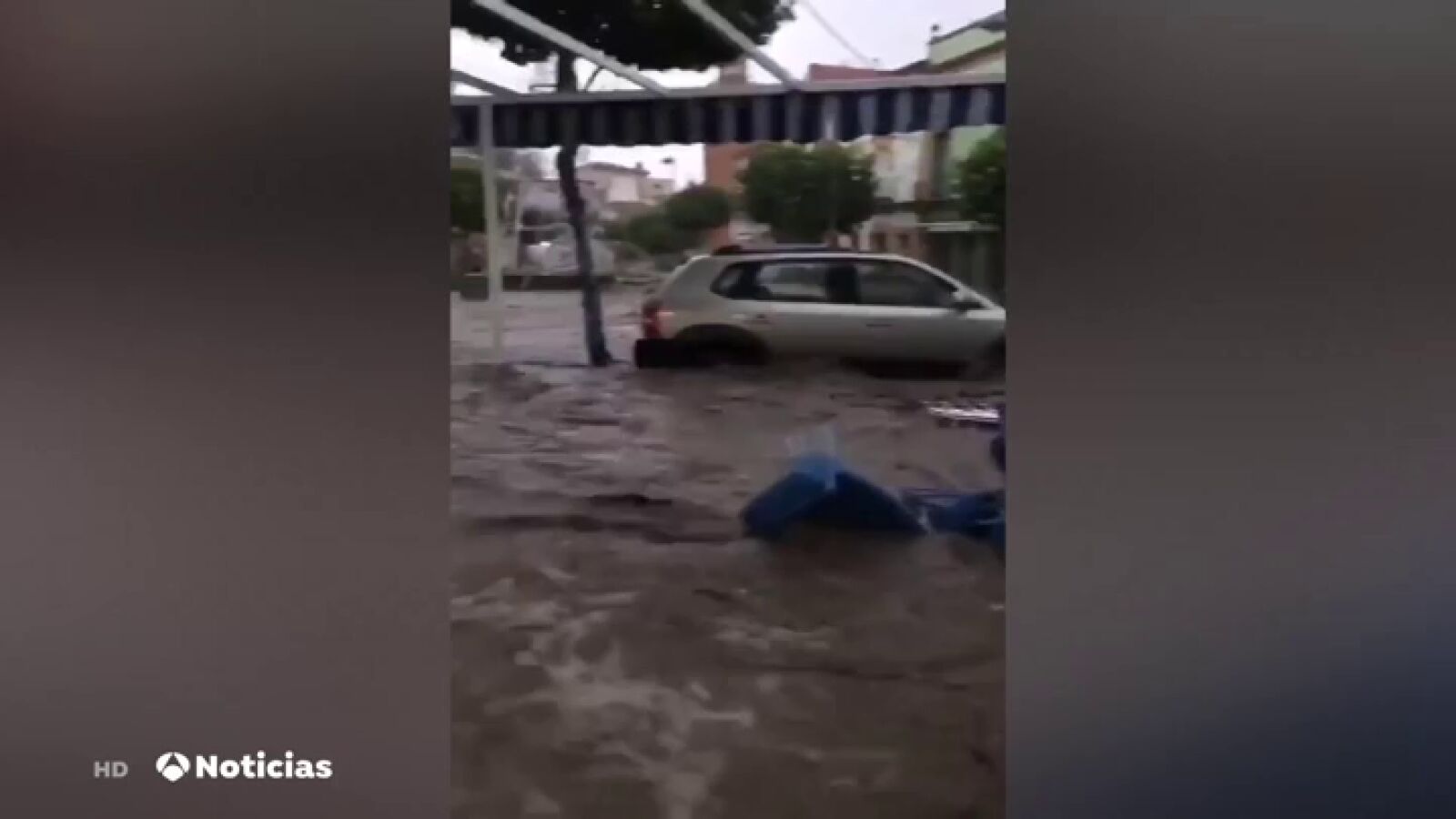 Balance de daños por la borrasca 'Elsa' en Nerva