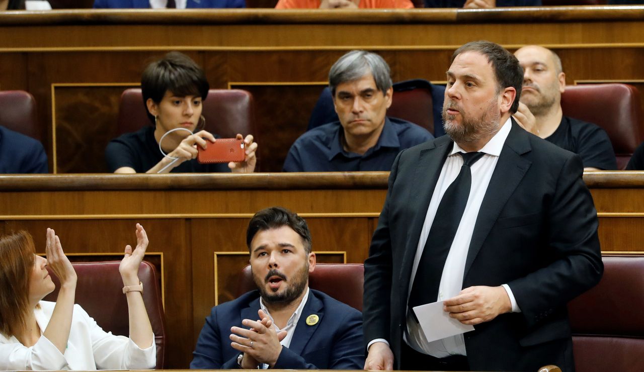 Oriol Junqueras, en el Congreso de los Diputados