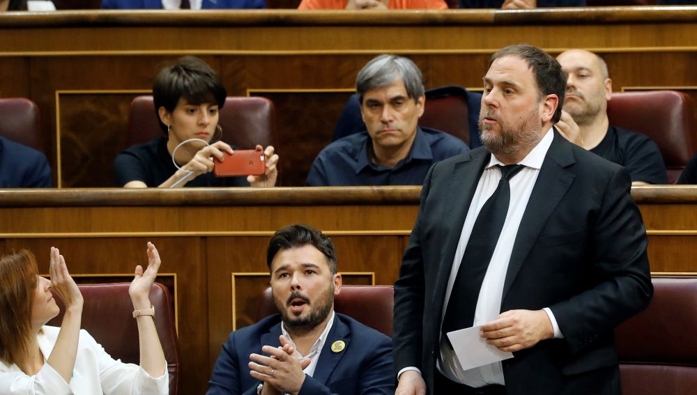 Oriol Junqueras, en el Congreso de los Diputados