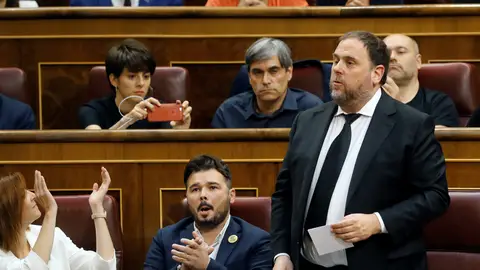Oriol Junqueras, en el Congreso de los Diputados Oriol Junqueras, en el Congreso de los Diputados