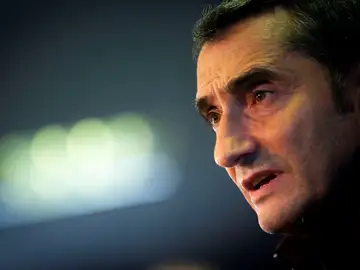 Ernesto Valverde, en rueda de prensa Ernesto Valverde, en rueda de prensa