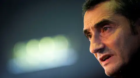 Ernesto Valverde, en rueda de prensa Ernesto Valverde, en rueda de prensa
