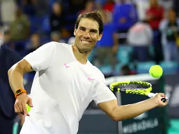 Rafa Nadal sonríe Rafa Nadal sonríe