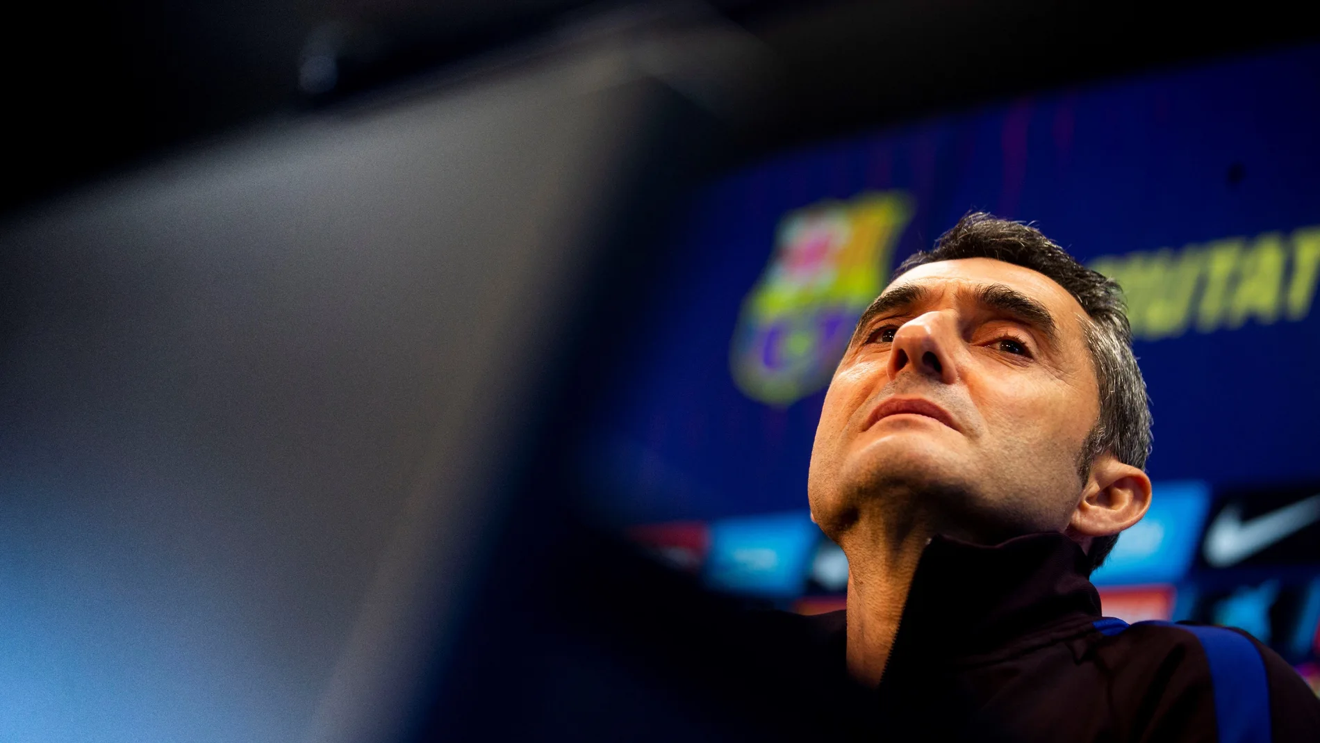 Ernesto Valverde, ante los medios Ernesto Valverde, ante los medios