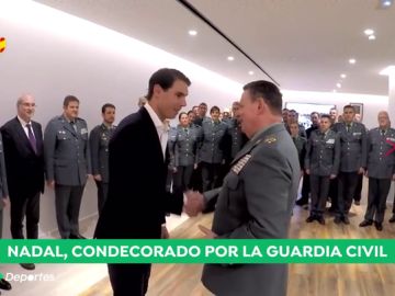 Rafa Nadal, galardonado con la Cruz de Plata al mérito por parte de la Guardia Civil