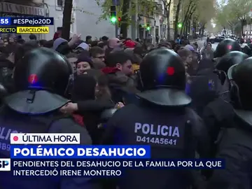 Polémico desahucio en el barrio de Gràcia. Polémico desahucio en el barrio de Gràcia.