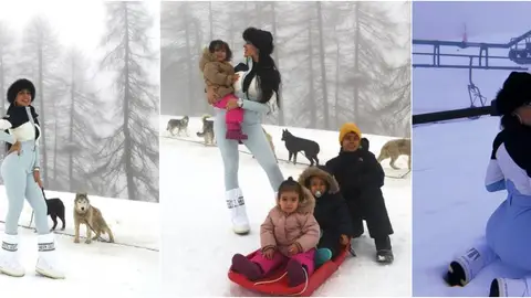 Georgina Rodríguez, en su jornada en la nieve Georgina Rodríguez, en su jornada en la nieve