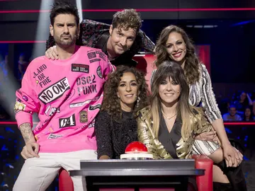 Melendi, David Bisbal, Rosario, Vanesa Martín y Eva González Melendi, David Bisbal, Rosario, Vanesa Martín y Eva González
