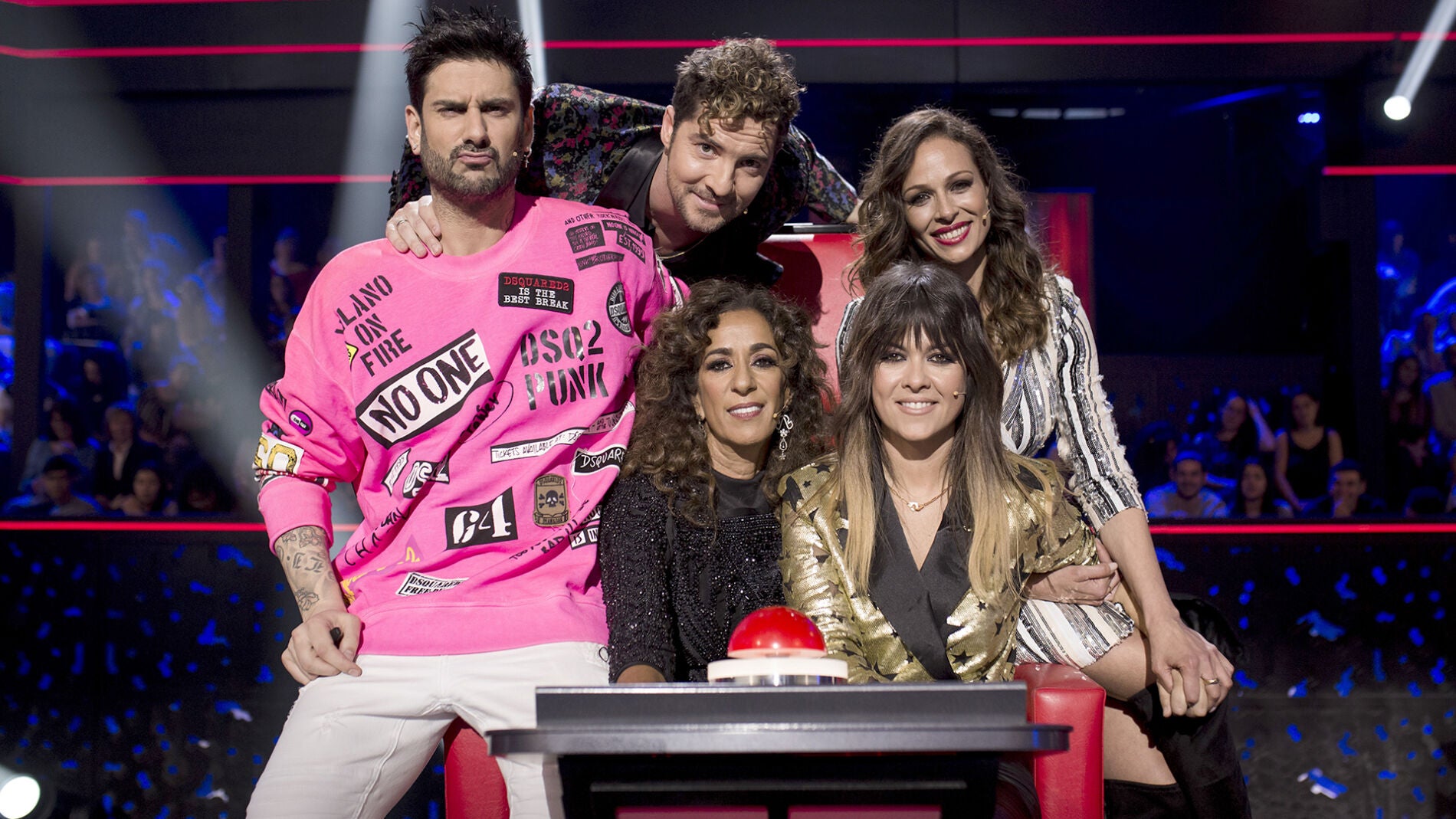 Melendi, David Bisbal, Rosario, Vanesa Mart&iacute;n y Eva Gonz&aacute;lez