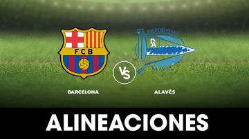 Barcelona - Alavés: Alineaciones, horario y dónde ver el partido de la Liga Santander en directo