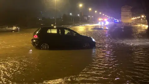 Inundaciones en Reinosa. Inundaciones en Reinosa.