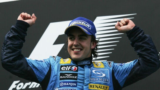 Fernando Alonso, con Renault