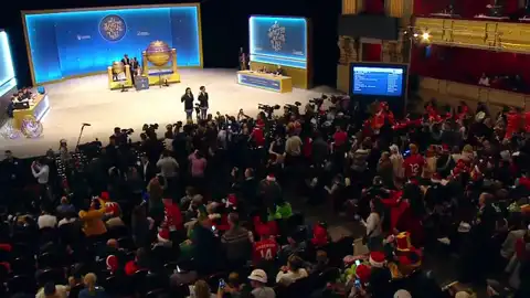 Las niñas que han cantando El Gordo Las niñas que han cantando El Gordo