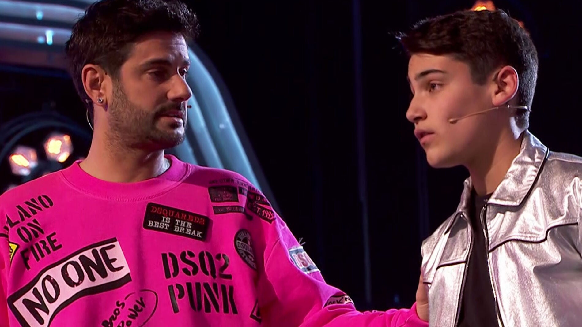 Melendi se deshace en elogios hacia Julio G&oacute;mez en su despedida en 'La Voz Kids'
