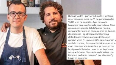 El enfado de un restaurante de Madrid tras ser 'plantado' por un cliente: 