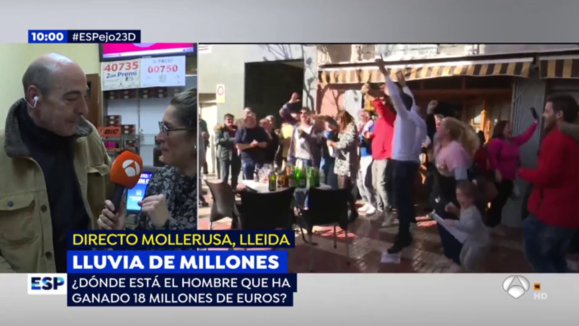 Lluvia de millones en Mollerusa.