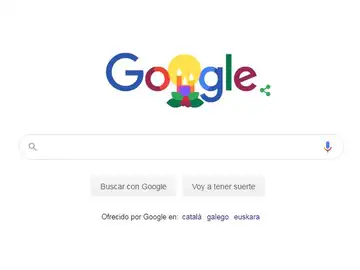 Doodle navideño de Google Doodle navideño de Google