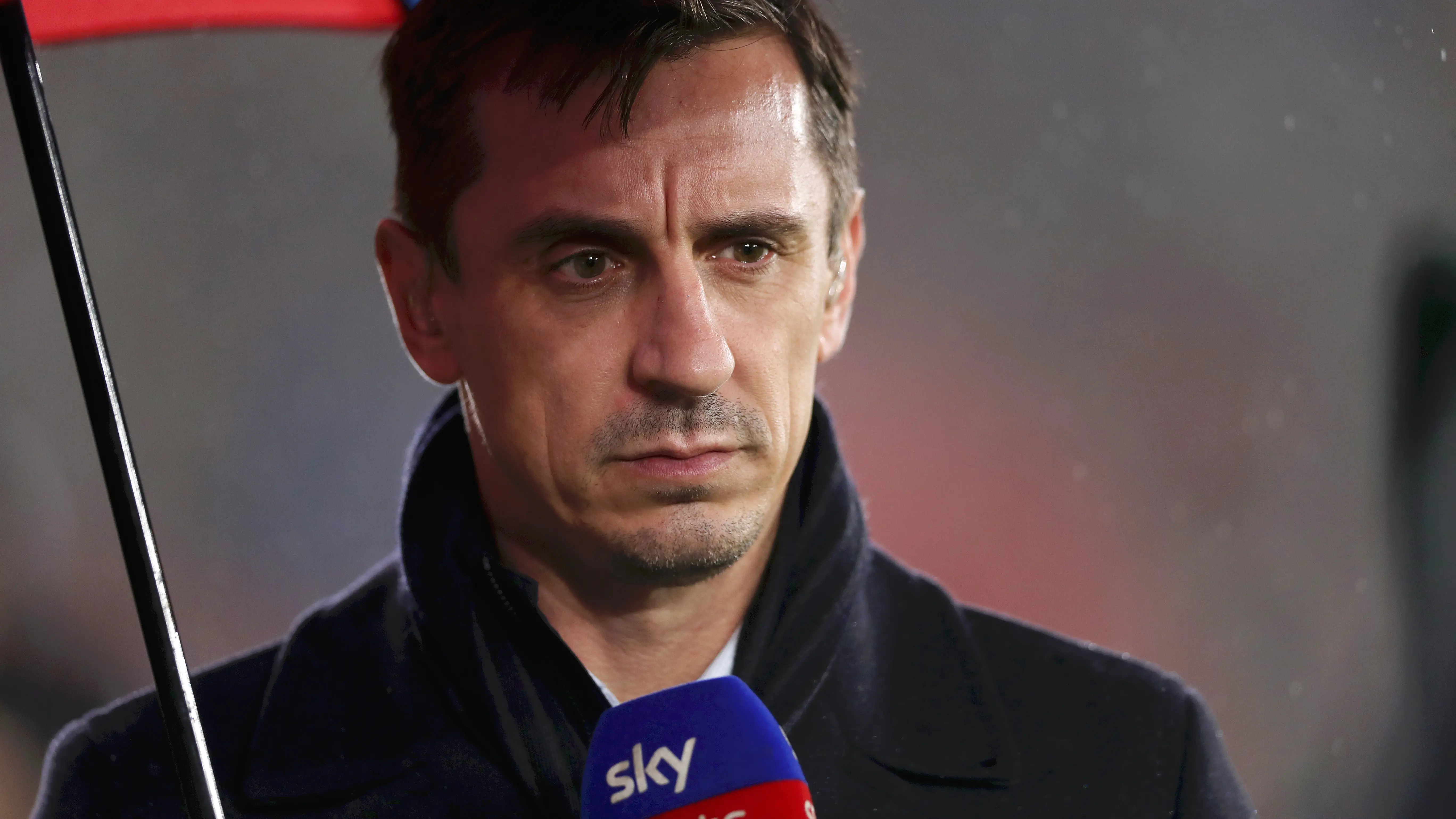 Gary Neville, en una retransmisión de Sky Sports Gary Neville, en una retransmisión de Sky Sports