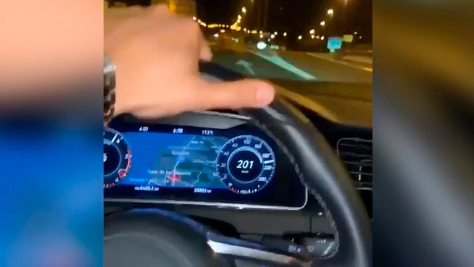 Detenido por circular a más de 200 km/h y subirlo a las redes sociales