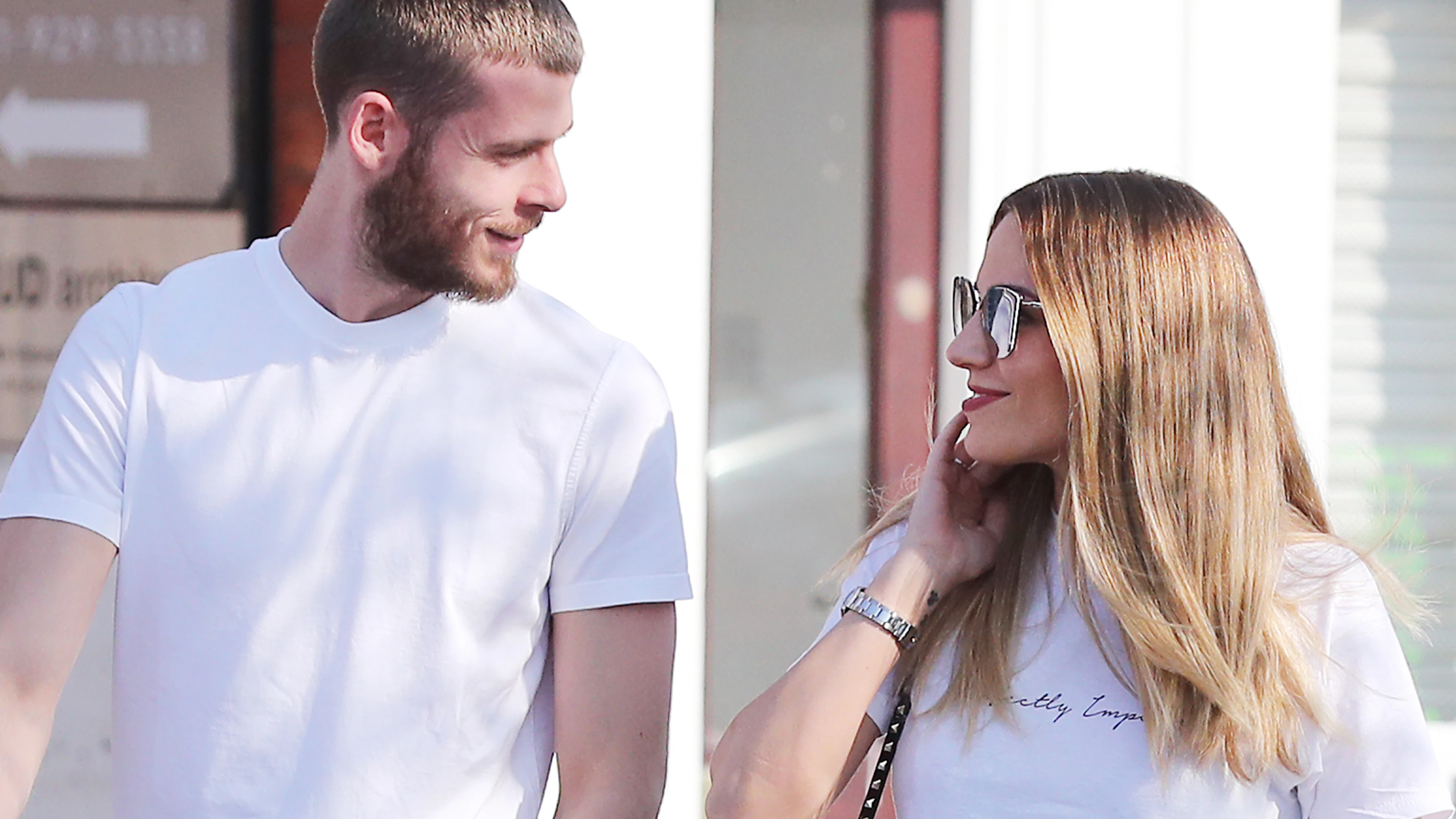 Edurne y David de Gea