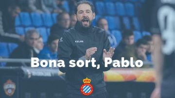 Pablo Machín deja de entrenar al Espanyol 