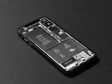 Batería del un teléfono móvil Batería del un teléfono móvil