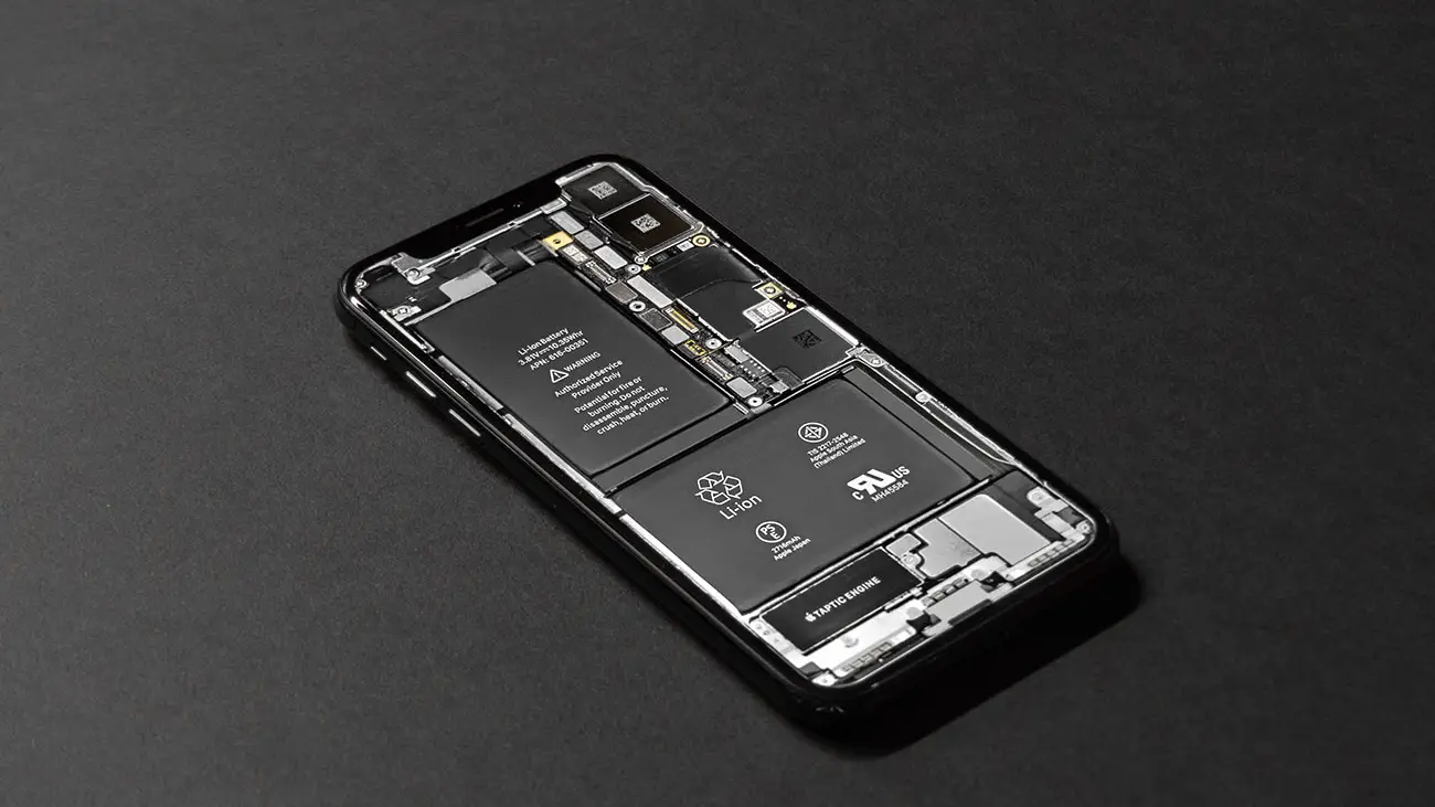Batería del un teléfono móvil Batería del un teléfono móvil