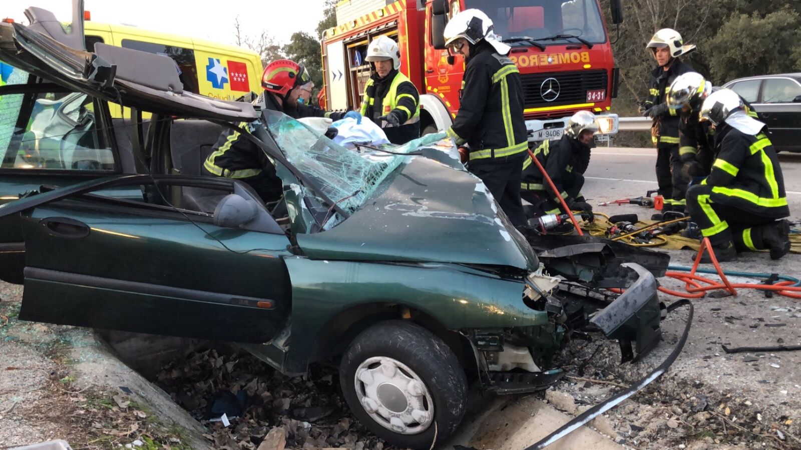 La DGT advierte del 'Efecto mirón', accidentes que provocan nuevos accidentes