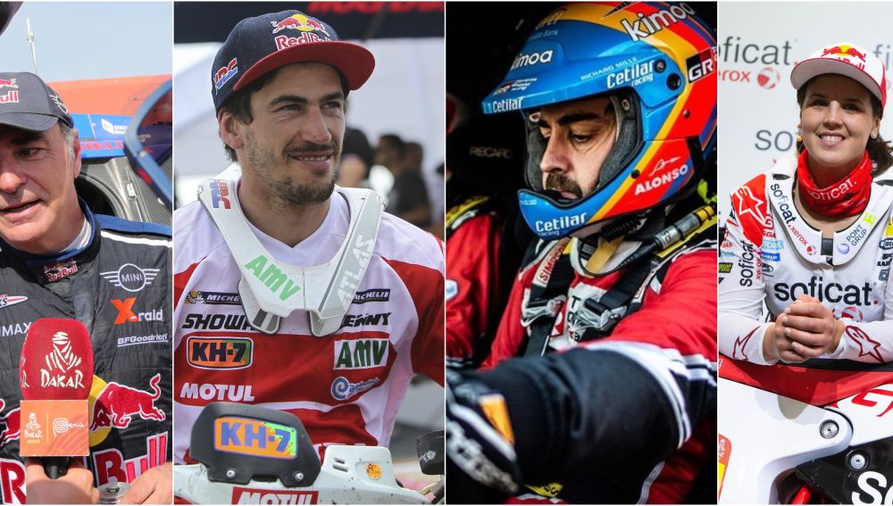 Los pilotos españoles más destacados del Dakar