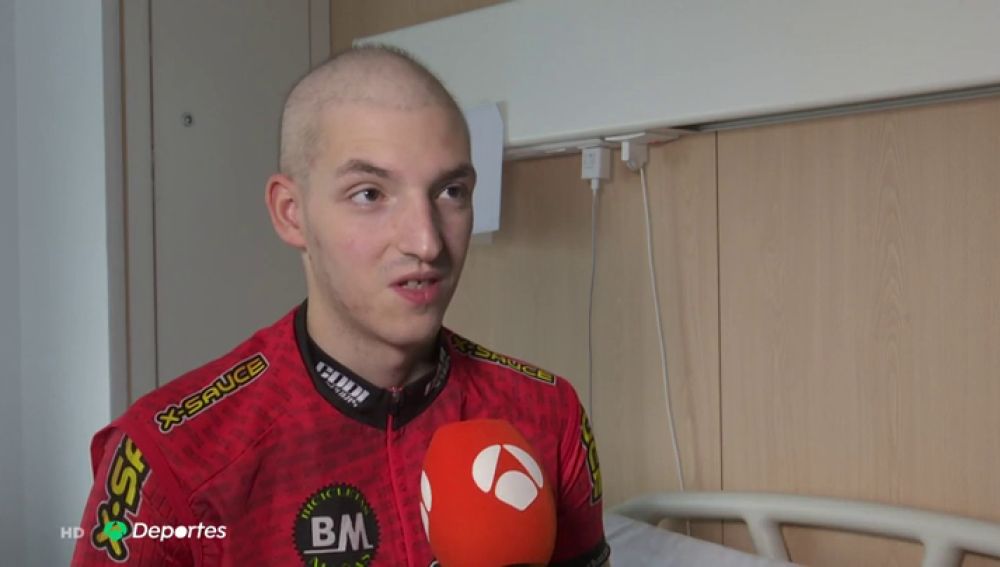 Juanfran, el ciclista que pedalea contra la leucemia desde el hospital 